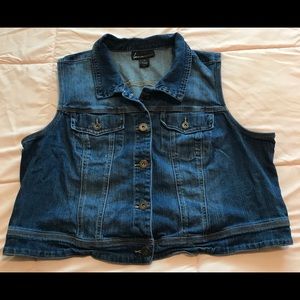 Lane Bryant Denim Vest Size 20